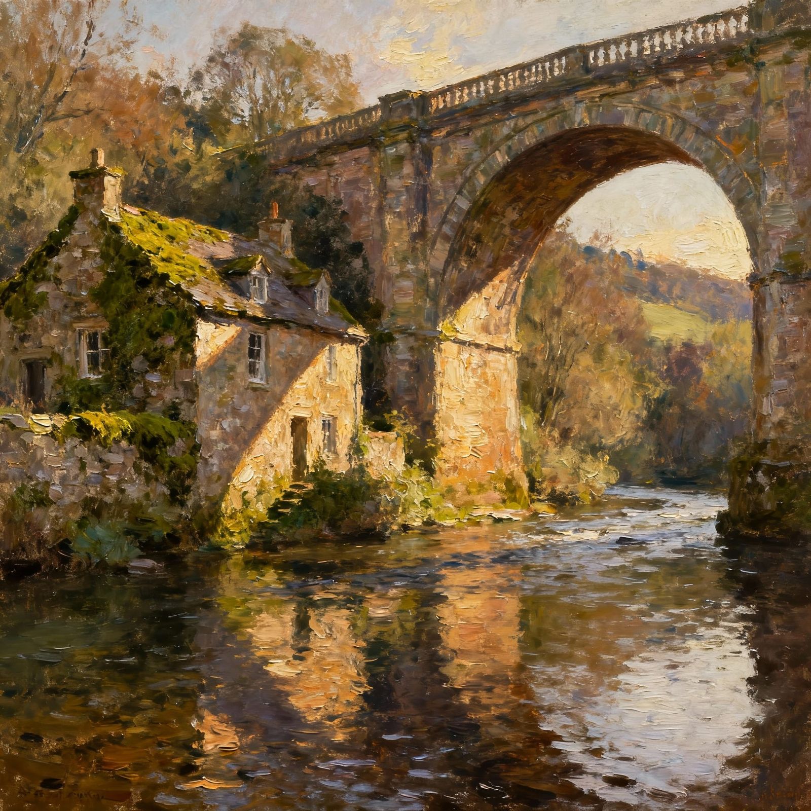 The House by the Bridge  by @Maria