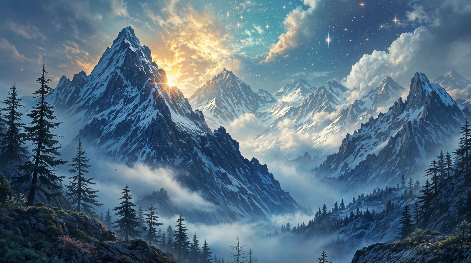 Magical mountain  by @TH23