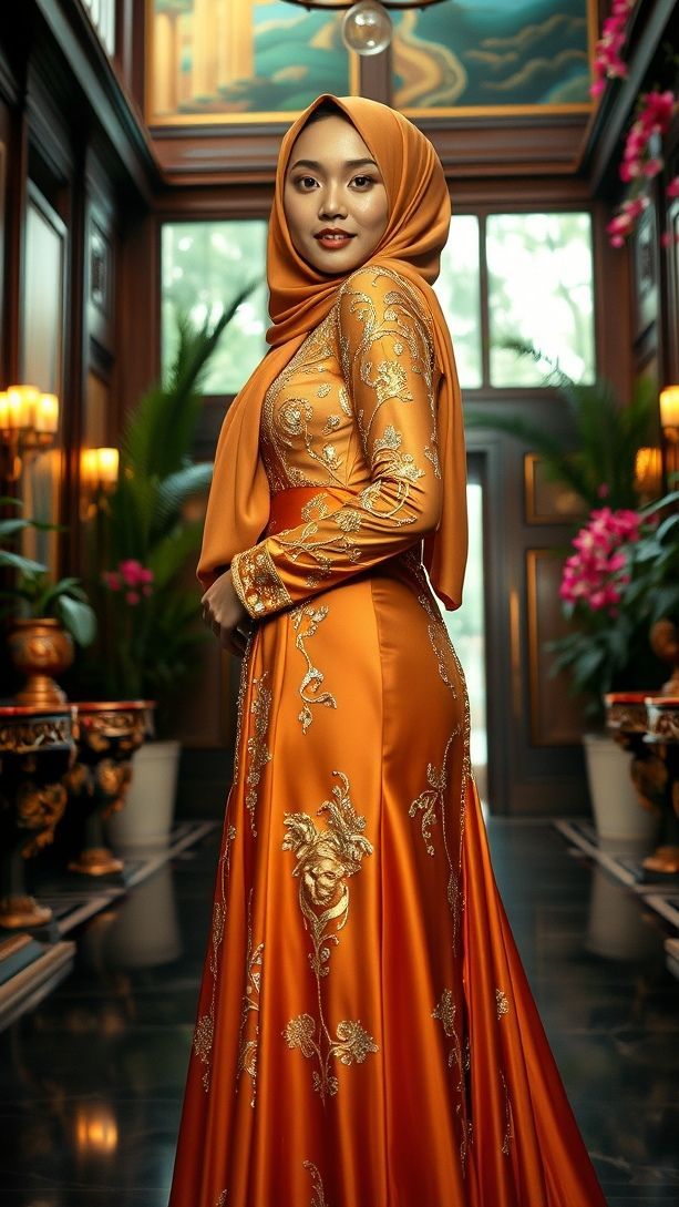 Hijabist Week : The Opulent Hijabists in Versace finery ♠️