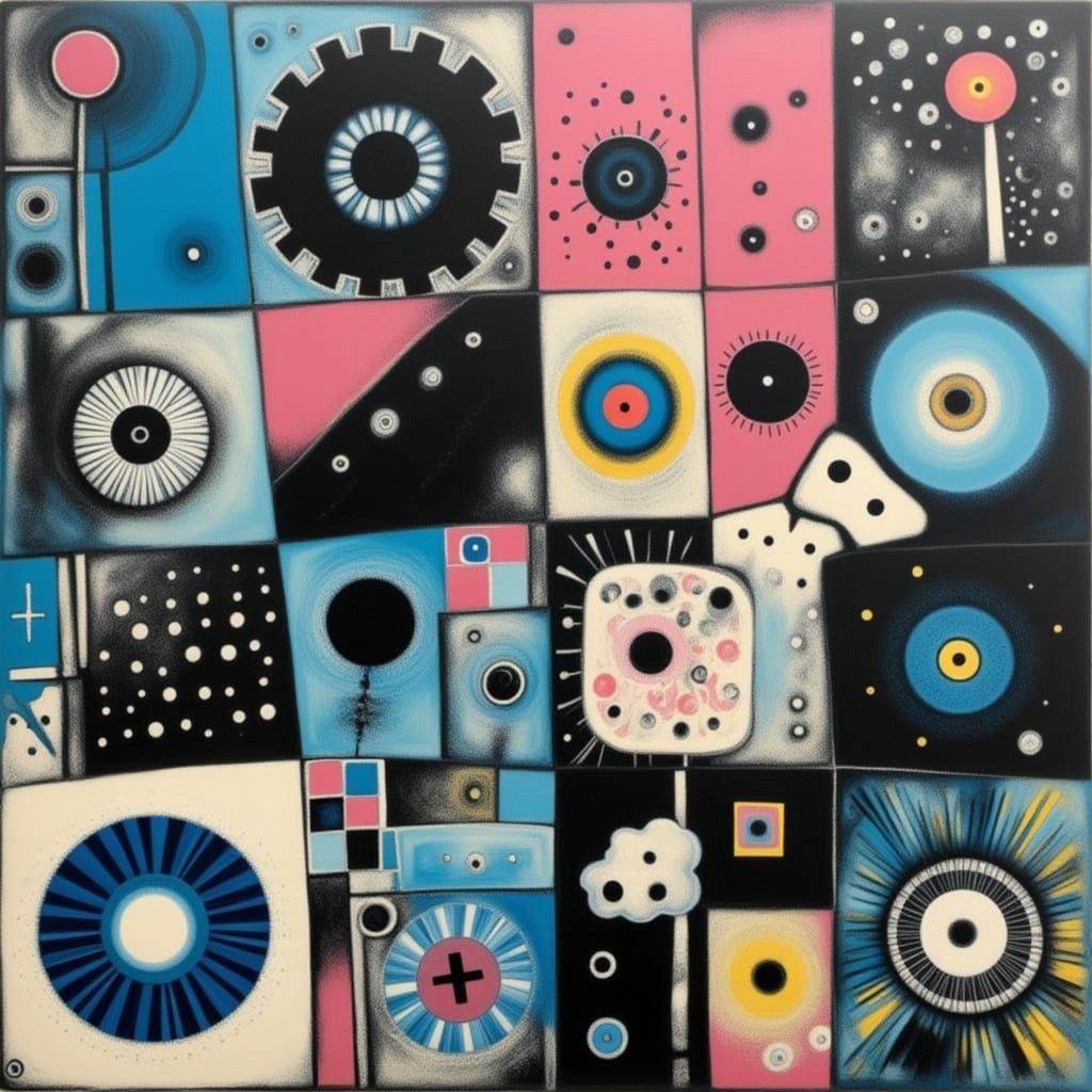 <lora:PINK CROSS CHURCH:1.0> <lora:DUBUFFET DOLLZ:1.0>