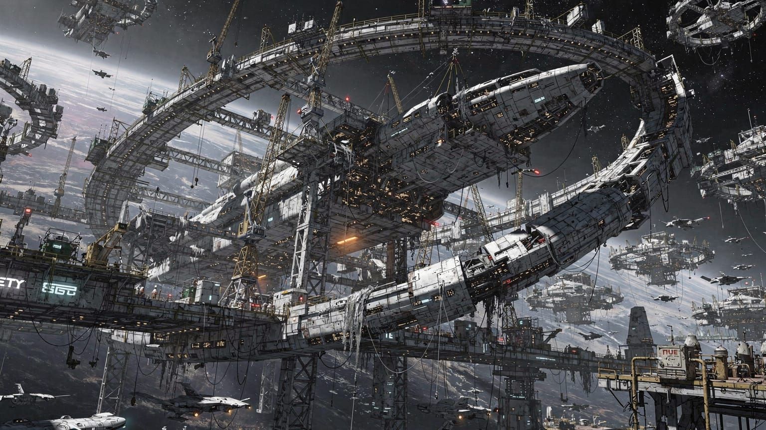 The Main Orbital Fleet Construction Yard