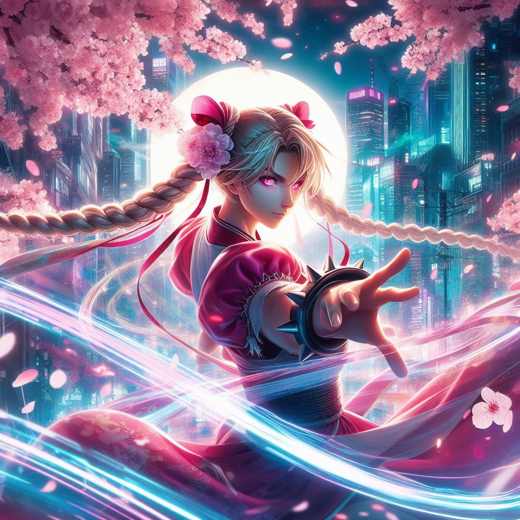 Sailor Moon in the world of Street Fighter