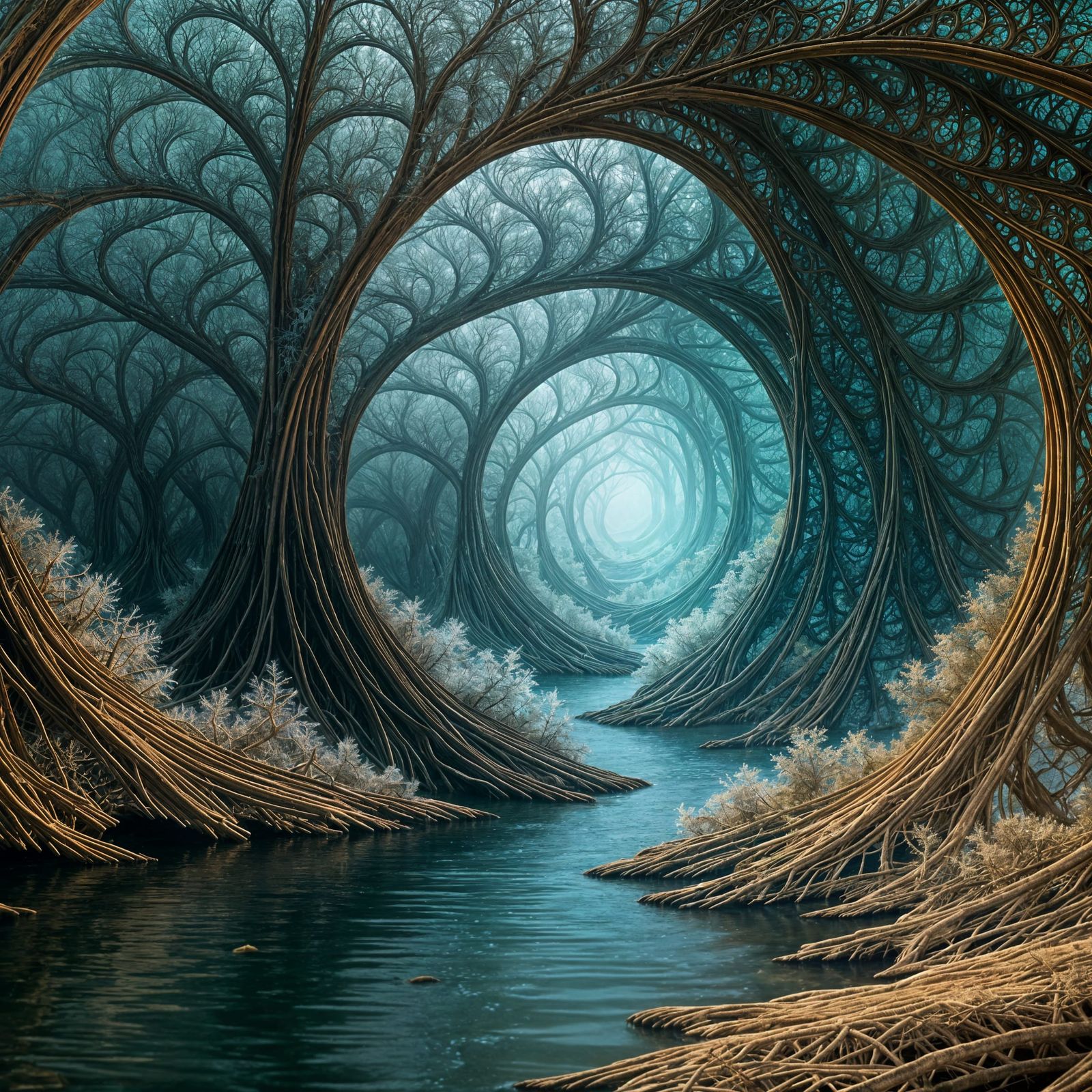 Fractals in Nature  by @TSharp 