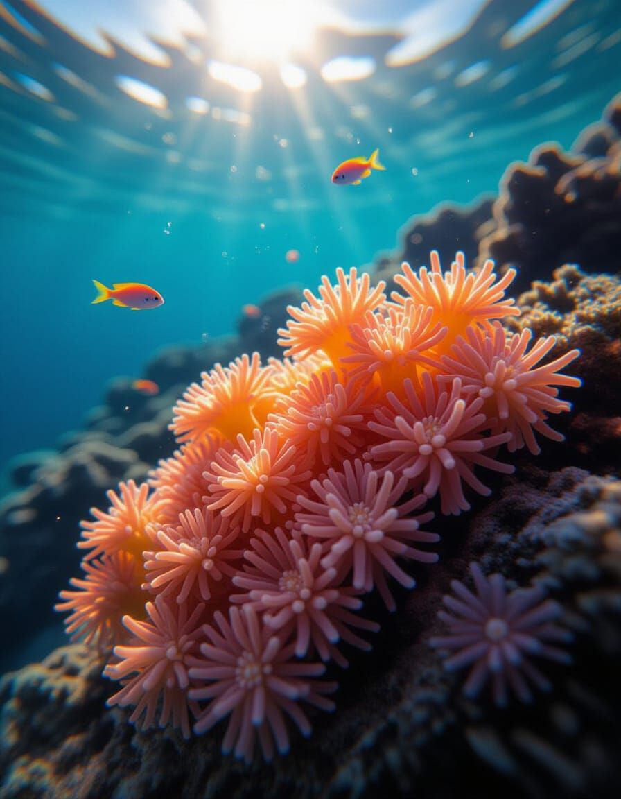 “Each breath of the reef whispered in luminous threads.”