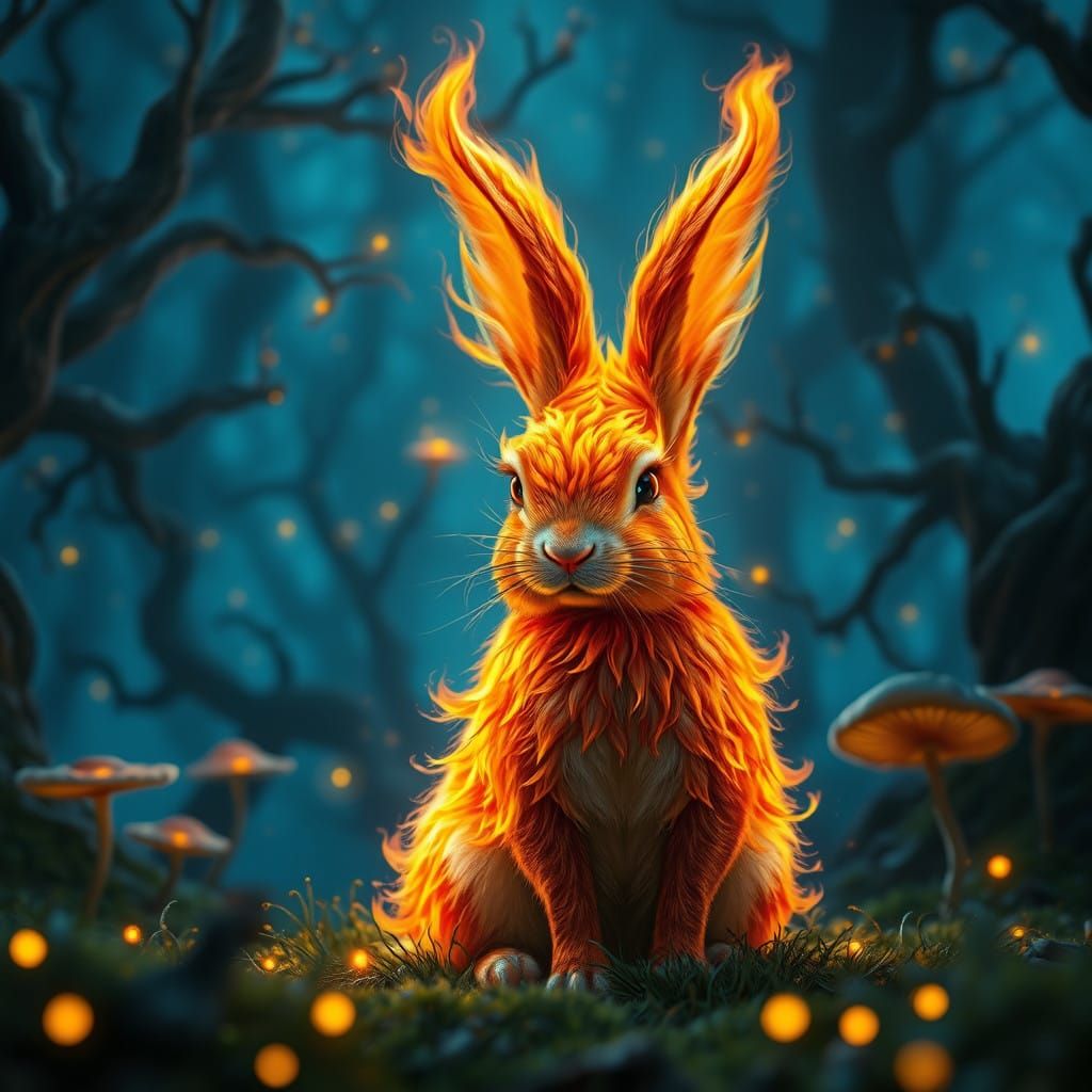 Fire Bunny 0 "Likes"   by @Medea