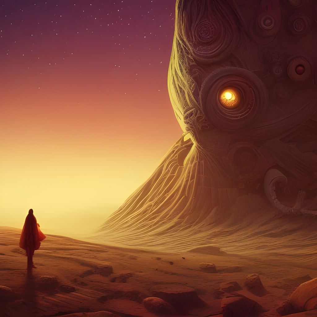 Eye of the Desert - AI Generated Artwork - NightCafe Creator