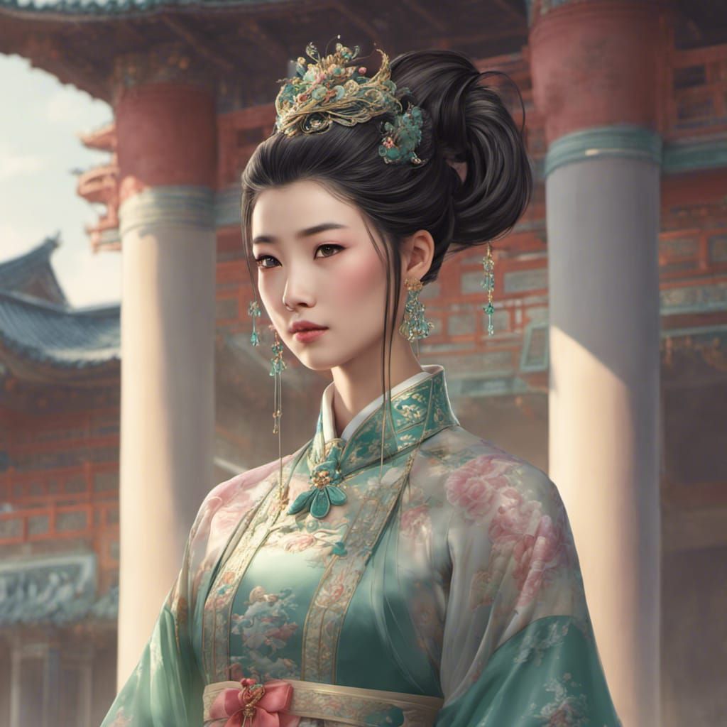 Chinese Princesses Weiyoung. - AI Generated Artwork - NightCafe Creator