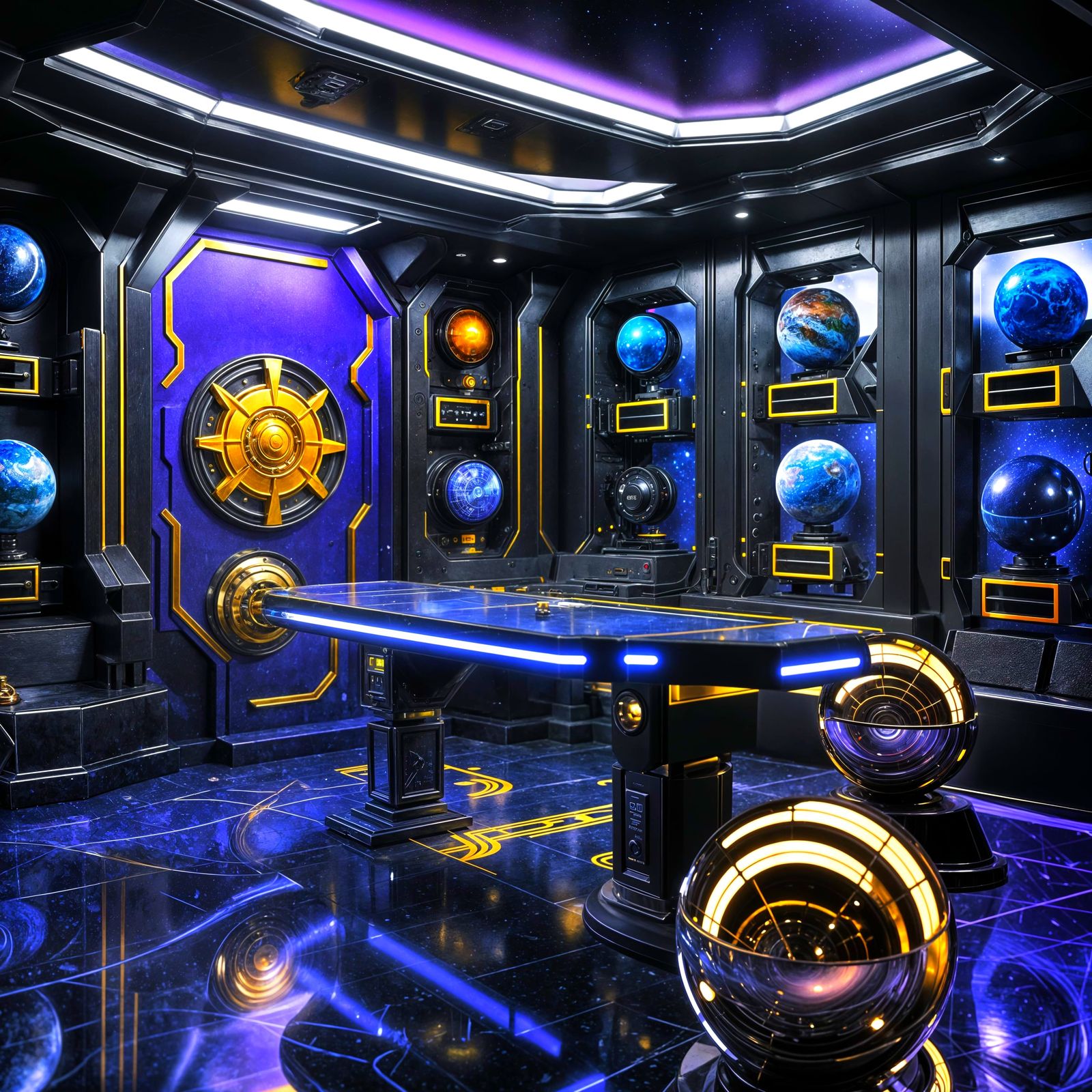 Astral Voyager The Observatory of captured planets room