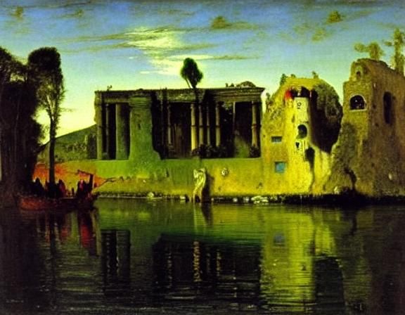 isle of the dead. Arnold Böcklin. - AI Generated Artwork - NightCafe ...