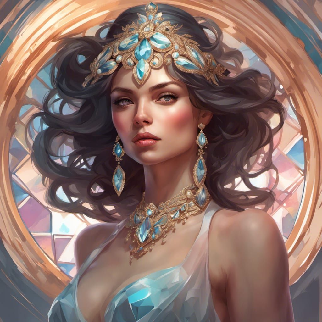 Portrait Of A Lady With Jewelry