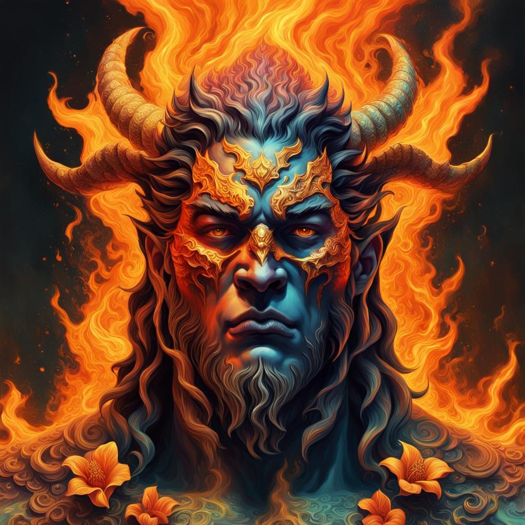 Divine or demonic? - AI Generated Artwork - NightCafe Creator