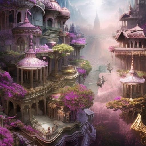 Mindblowing princess city
