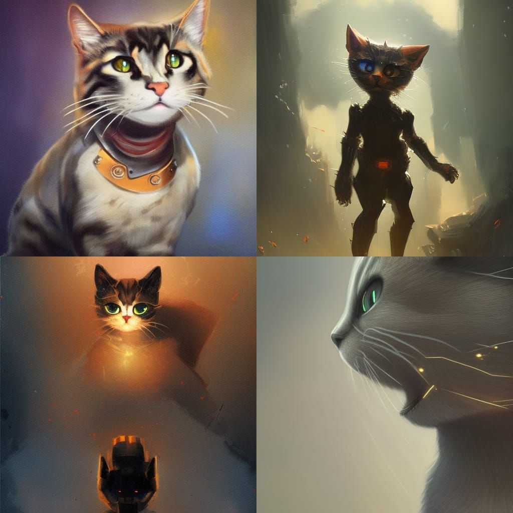 robo-kitties - AI Generated Artwork - NightCafe Creator