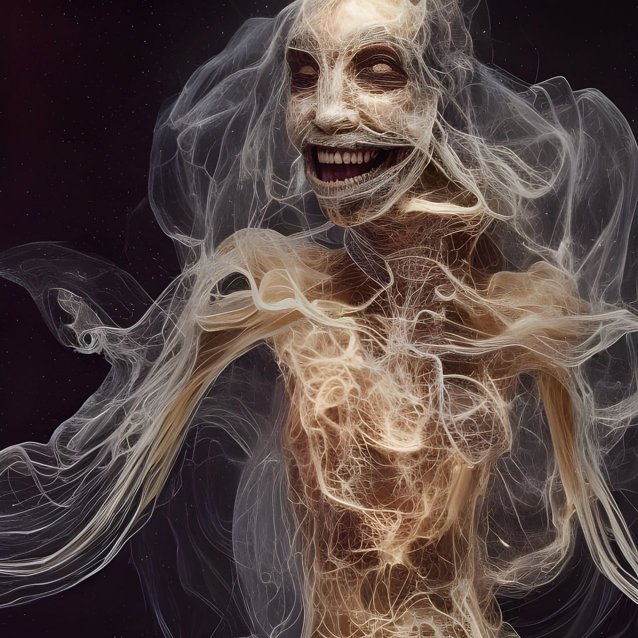 Evil ghost   by @Mazak