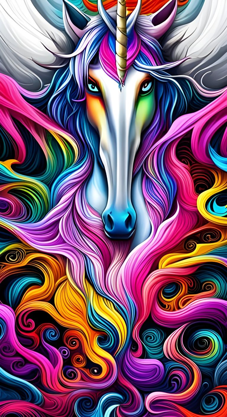 Unicorn Disaster 7 - AI Generated Artwork - NightCafe Creator