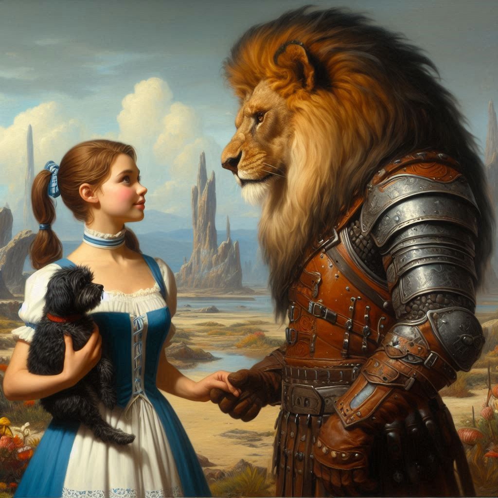 "You're so very different from the last lion I met."