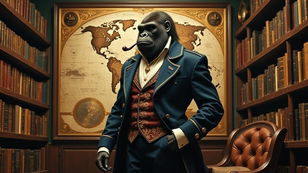 “There I was!  All alone, LOST! in the jungle when suddenly I heard a loud and ferocious roar coming from the dark dense brush right behind me!  With no more warning than that the vile and tenacious creature began to attack! I let out a warrior shout of my own and raised my gun and I FIRED!”