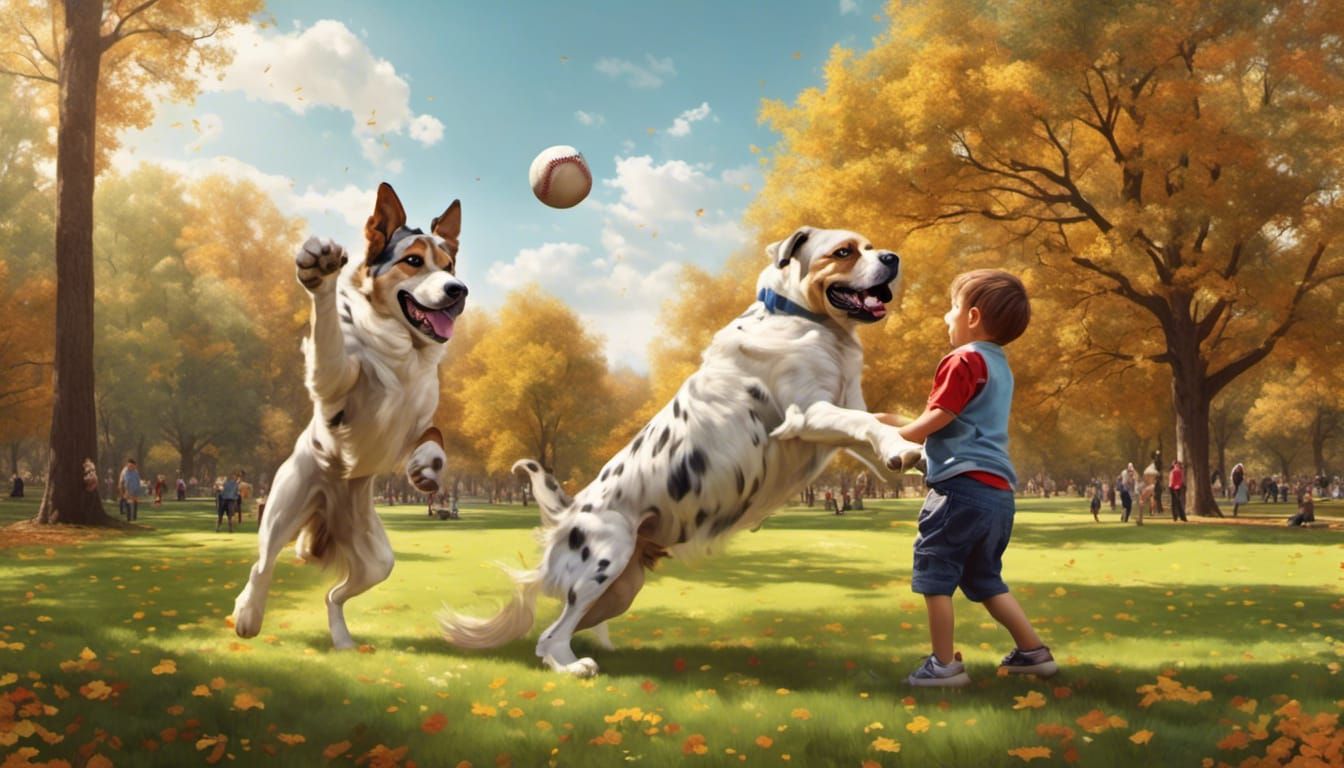Everyone is happy in the park😃