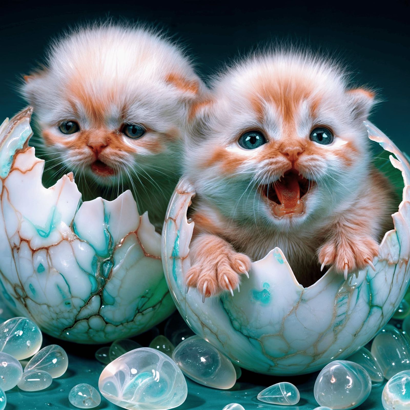 Hatching Kittens