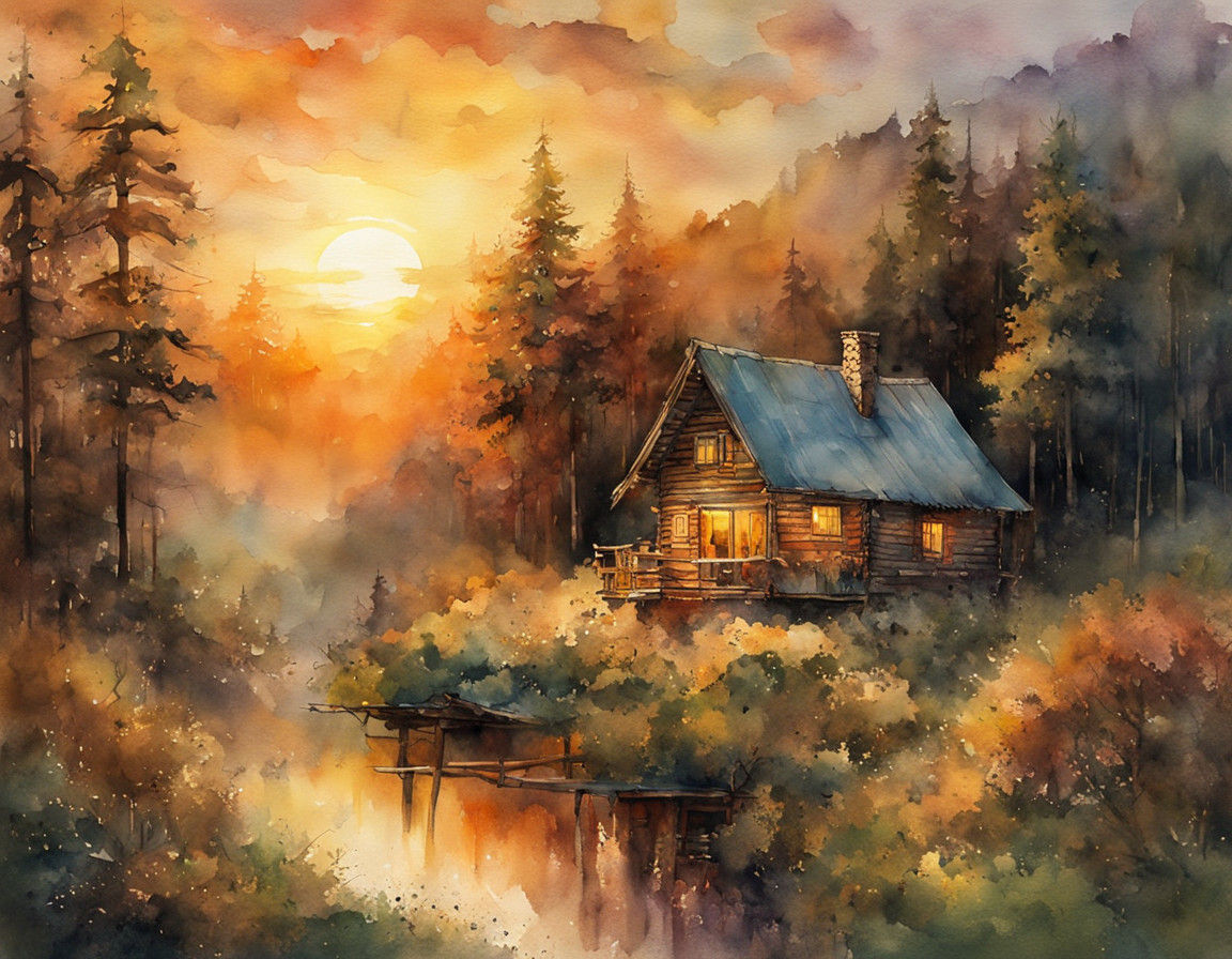 Earth-Tone Watercolor  by @Cyan Skye