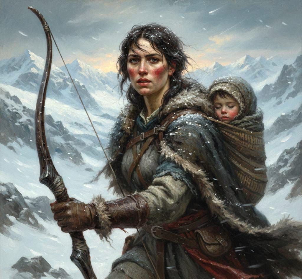 Through the mountain passage