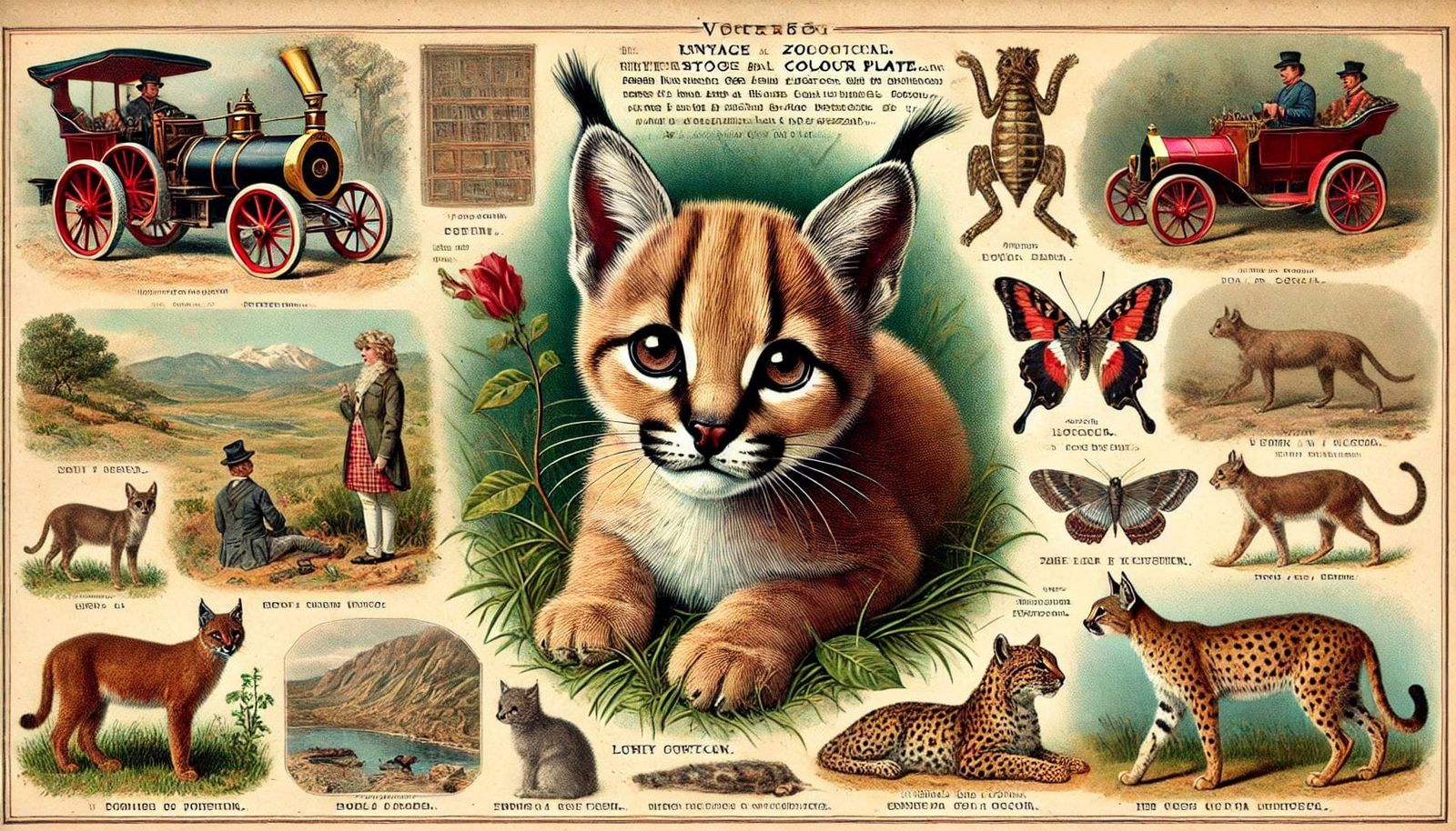Vintage baby Caracal