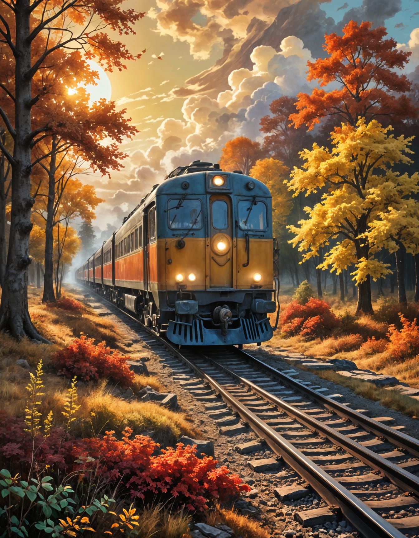 Traveling during autumn