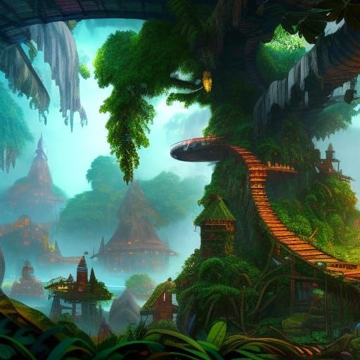the jungle village