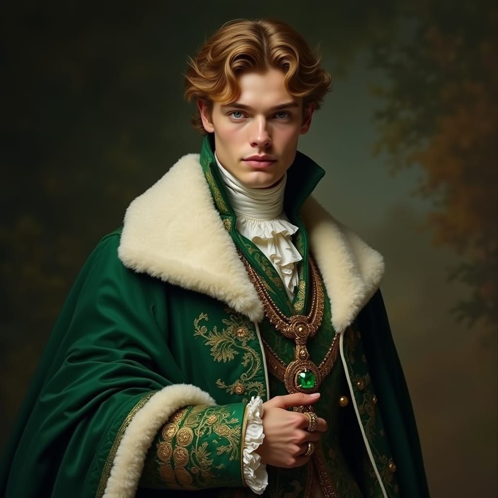 Regal Prince in Emerald Splendor