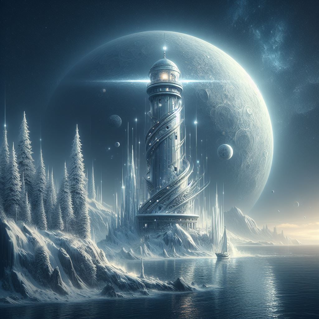 Planetary Silver Watch: The Lighthouse in the Void