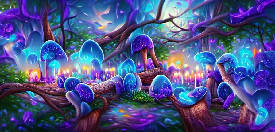 Magical Mushroom Forest