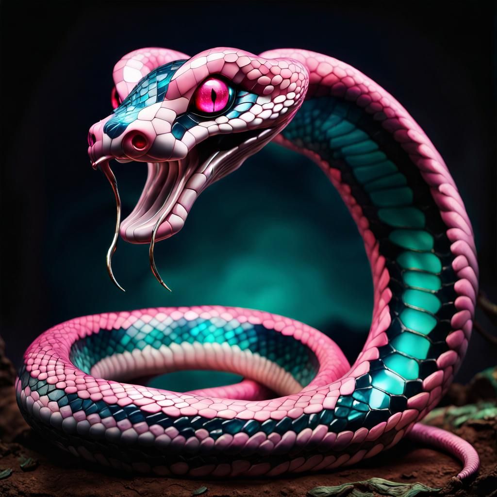 Cobra Snakes - AI Generated Artwork - NightCafe Creator