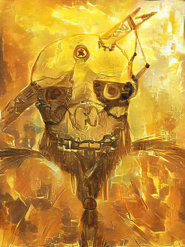 Gold Viking cenobite