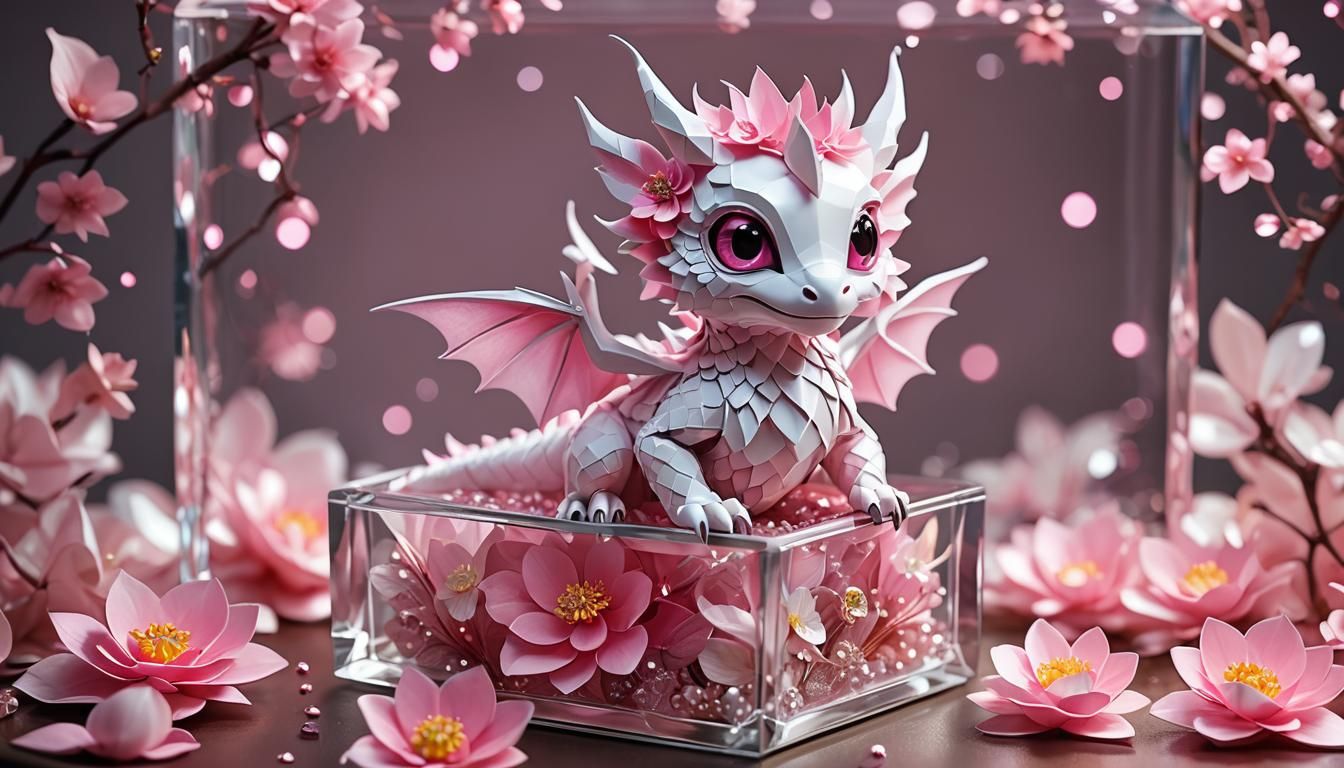 Origami Fairy Dragon  by @ImaginatorLucy