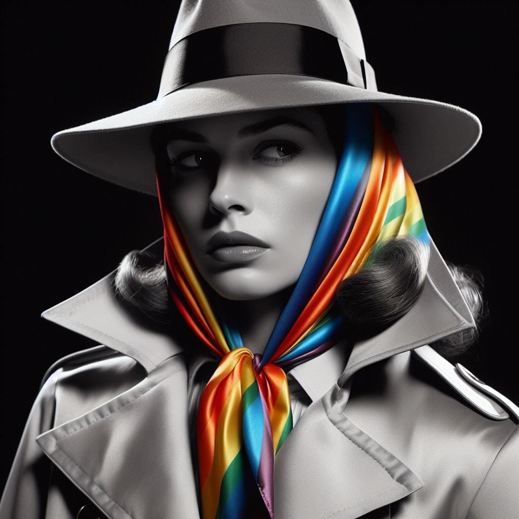 The Black and White Rainbow Lady Detective