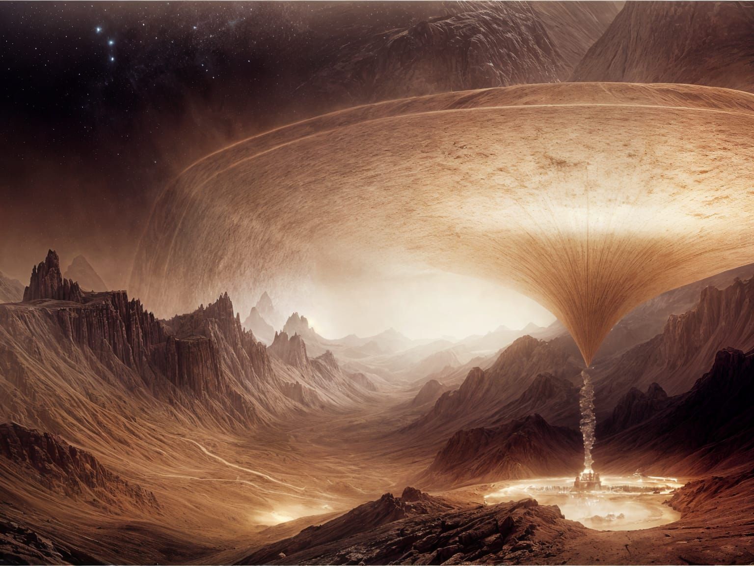 What are they doing out in the Desert? +