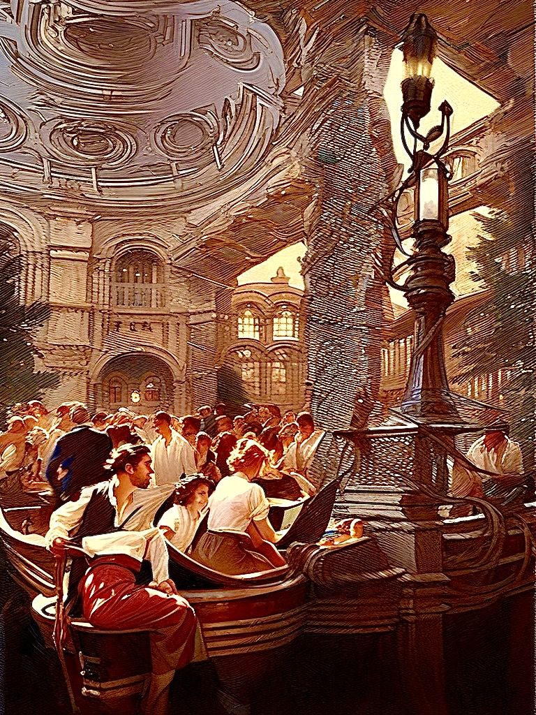 Vue de la grande salle à manger