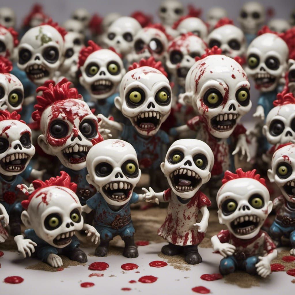 <lora:My Precious:1.0> Zombie horde 