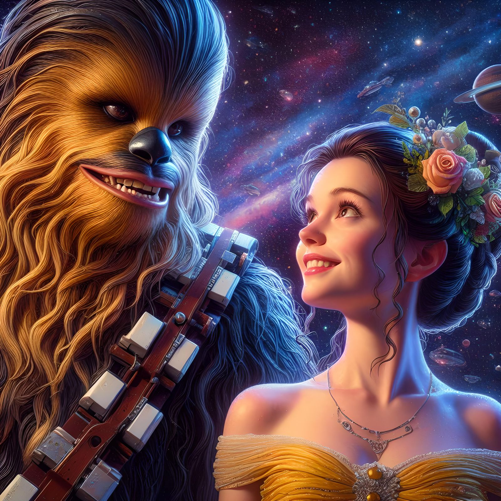 Beauty and the Bacca: Our love is out of this world.