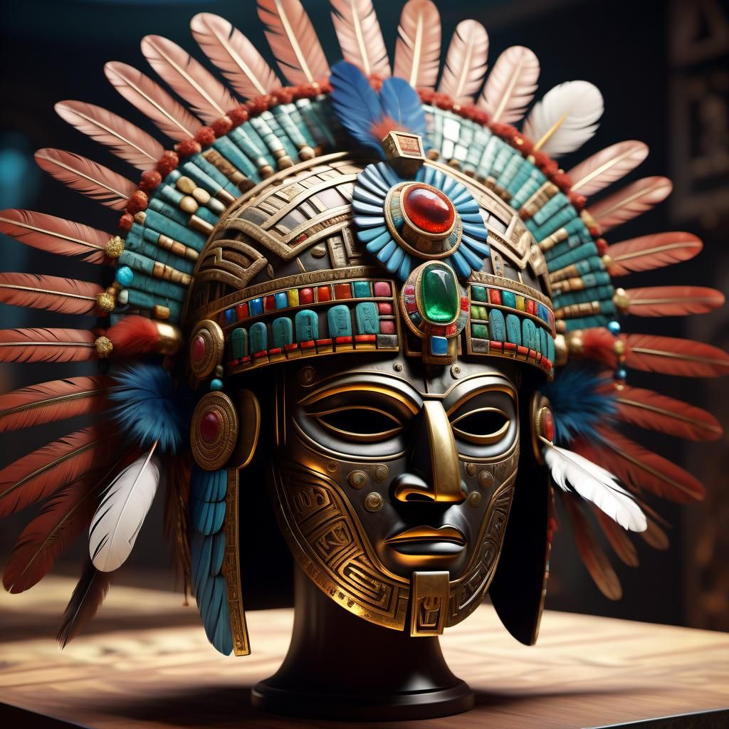 Mayan Helmet  by @Vic Williams