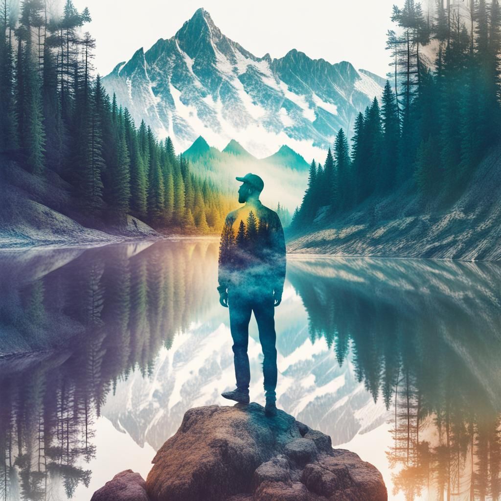 Man Among Nature  by @Daley H