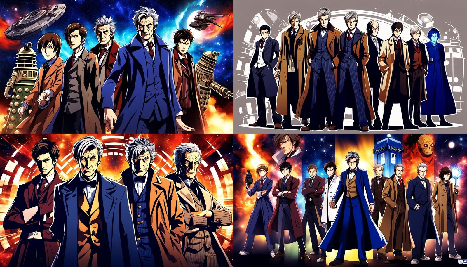 drwho #doctorwho Doctor Who version of Anime Villain Showdown - AI  Generated Artwork - NightCafe Creator