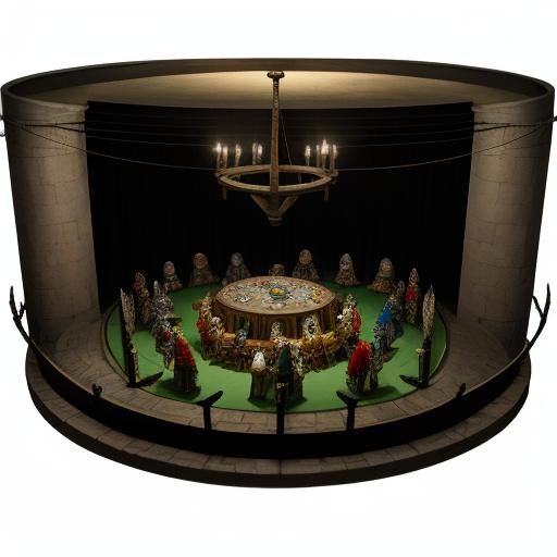 Banquet hall: Medieval Lair: Knights of the round table 7
