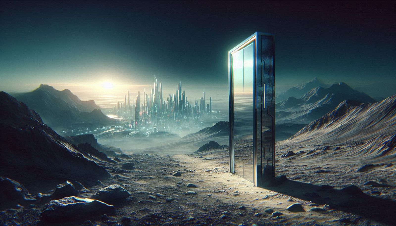 Mysterious Doorway Appeared Outside The City