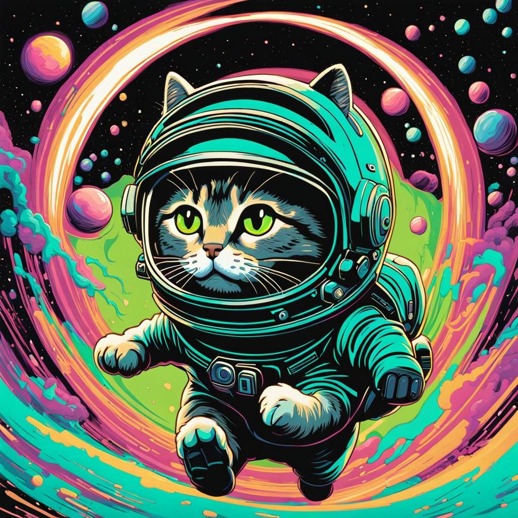 In a swirling vortex! 馃樅 馃殌 - AI Generated Artwork - NightCafe Creator