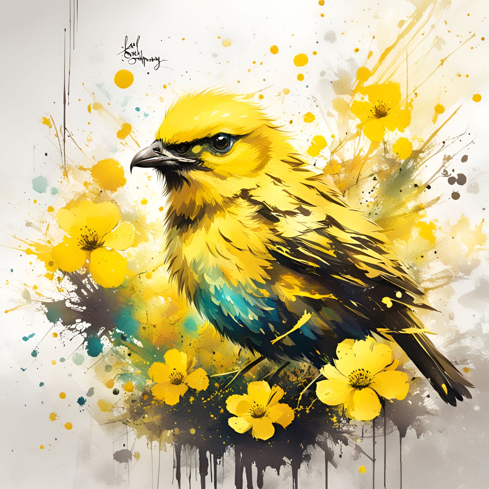 Yellow Bird  by @St_Moses