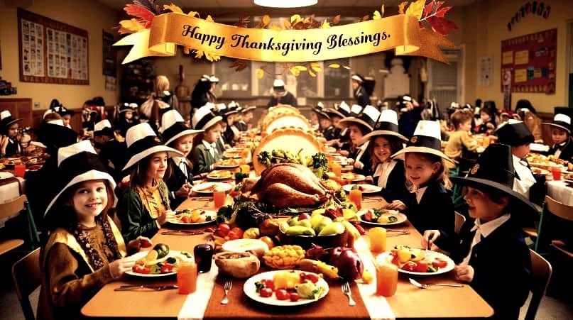 Nostalgia 1st Grade Happy Thanksgiving