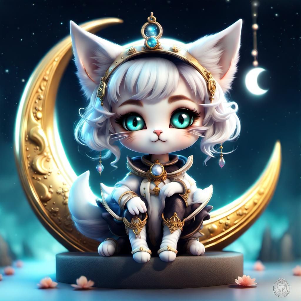 Chibi Pierrette's Cat
