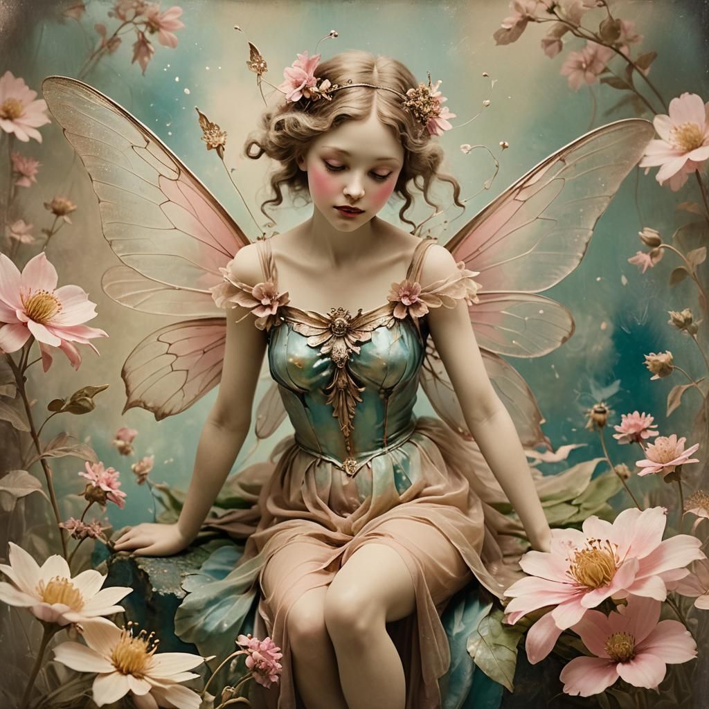 Petalina Was A Shy Illusive Fairy - Sometimes She Would Just Appear In Front Of You  by @HalStorm