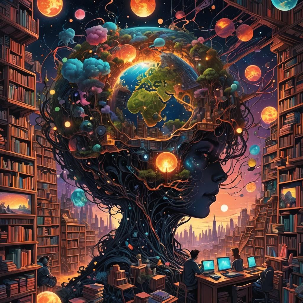 The Internet - connecting all the knowledge and people in the world   by @Kalpine